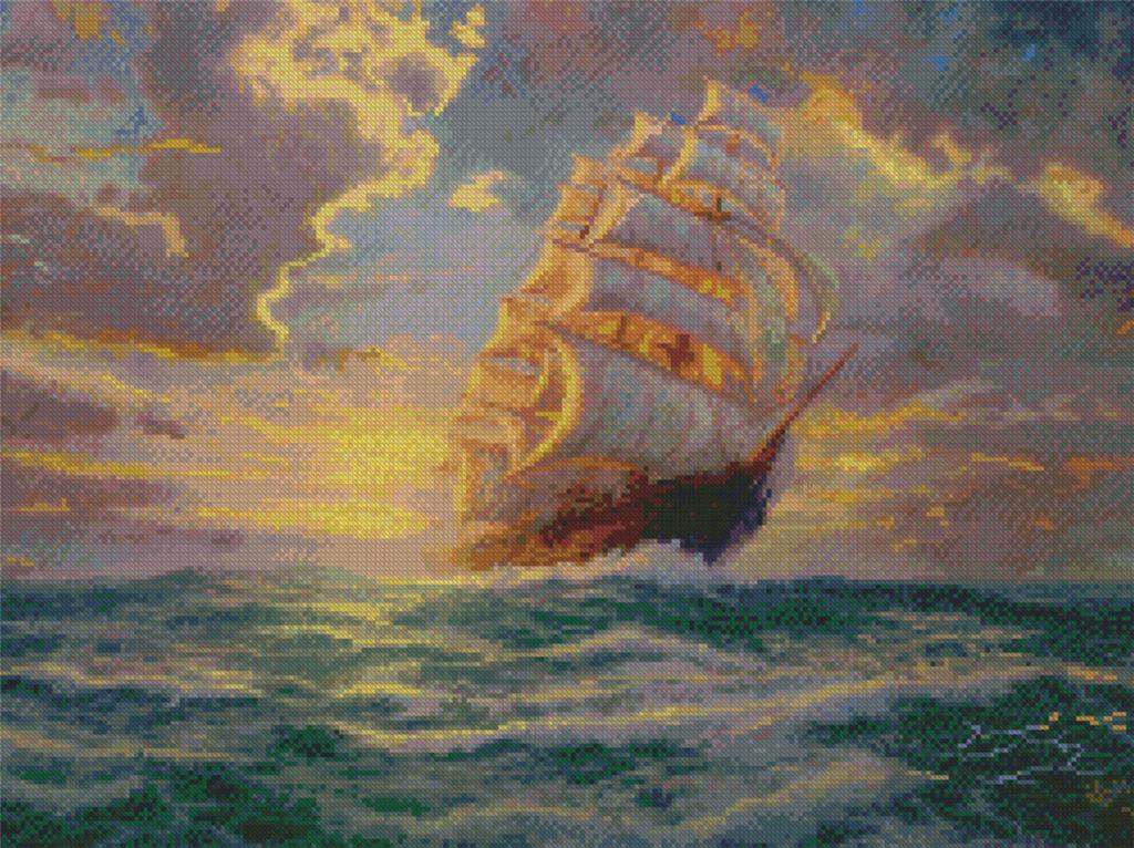 Cross Stitch Famous Paintings in Cross Stitch DIY Art