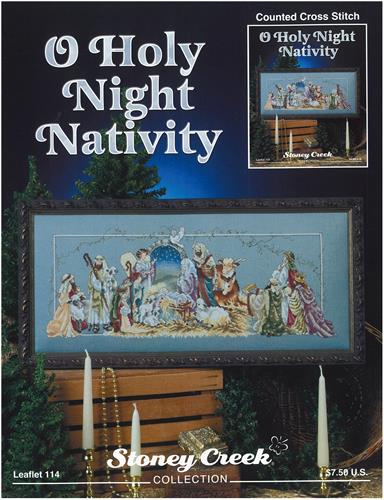 O Holy Night Nativity Stencil