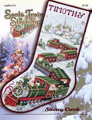 Let It Snow Stocking Counted Cross Stitch Kit 17 Long 14 Count
