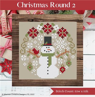 Loops & Threads Trees Counted Cross Stitch Kit - Green - 6 x 6 in