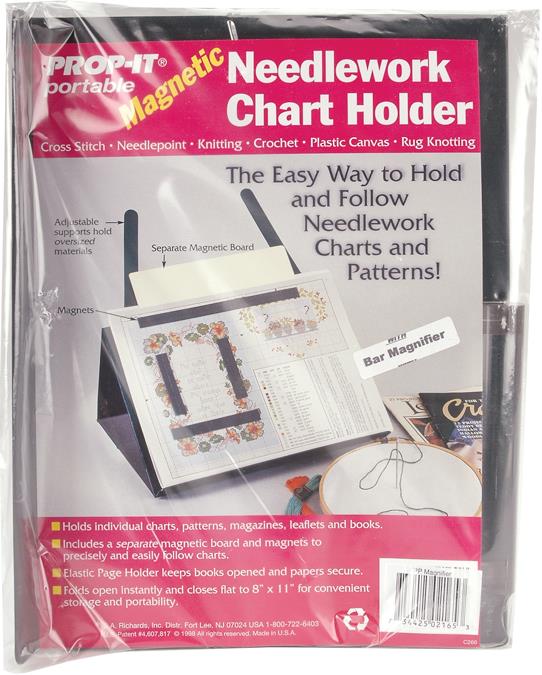 Magnetic Needlework Chart Holder W/Magnifier