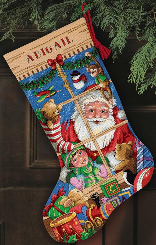 Dimensions Gold Collection Counted Cross Stitch-Sweet Dreams Stocking
