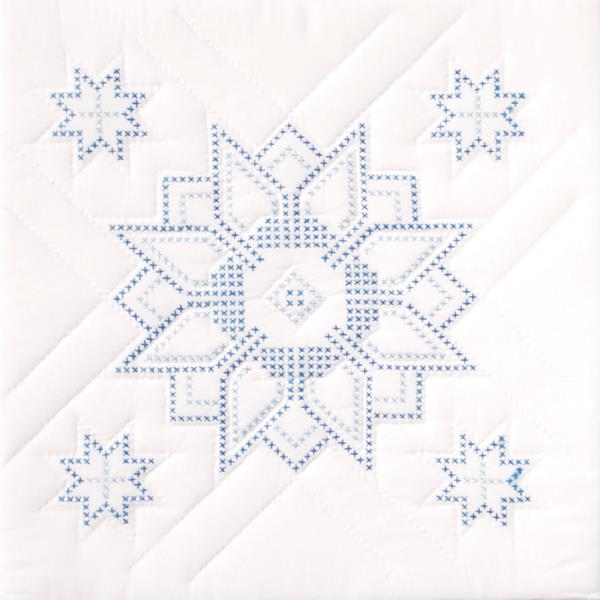 Star Quilt Blocks (stamped cross stitch)