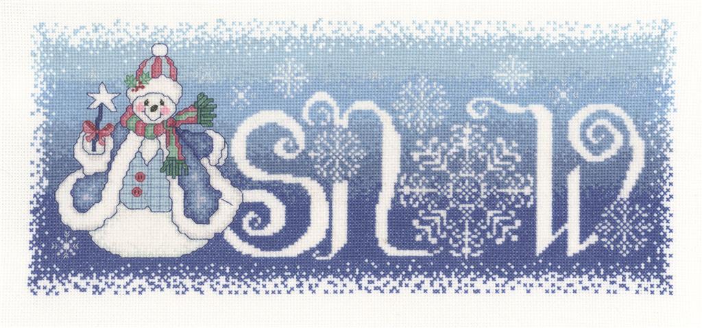 Snow Angel - Cross Stitch Ornament Kit — The Blue Peony