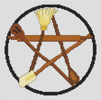 Witch's Kitchen  Counted Cross Stitch Pattern Book