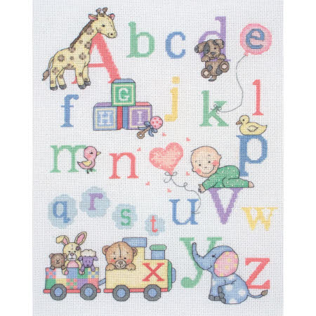 Little Alphabet Sampler (cross stitch kit)