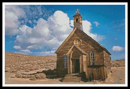 "Old Desert Church" | Cross Stitch Pattern