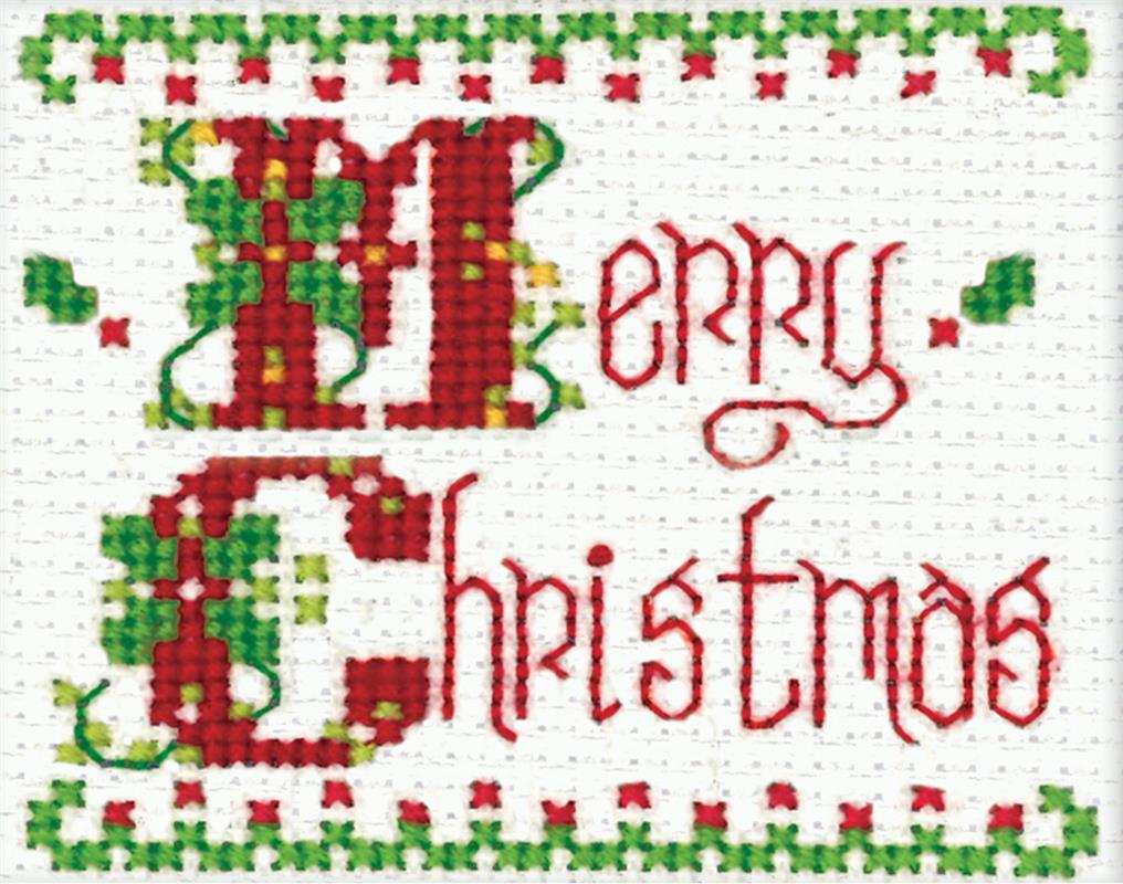 "Merry Christmas" | Cross Stitch Kit