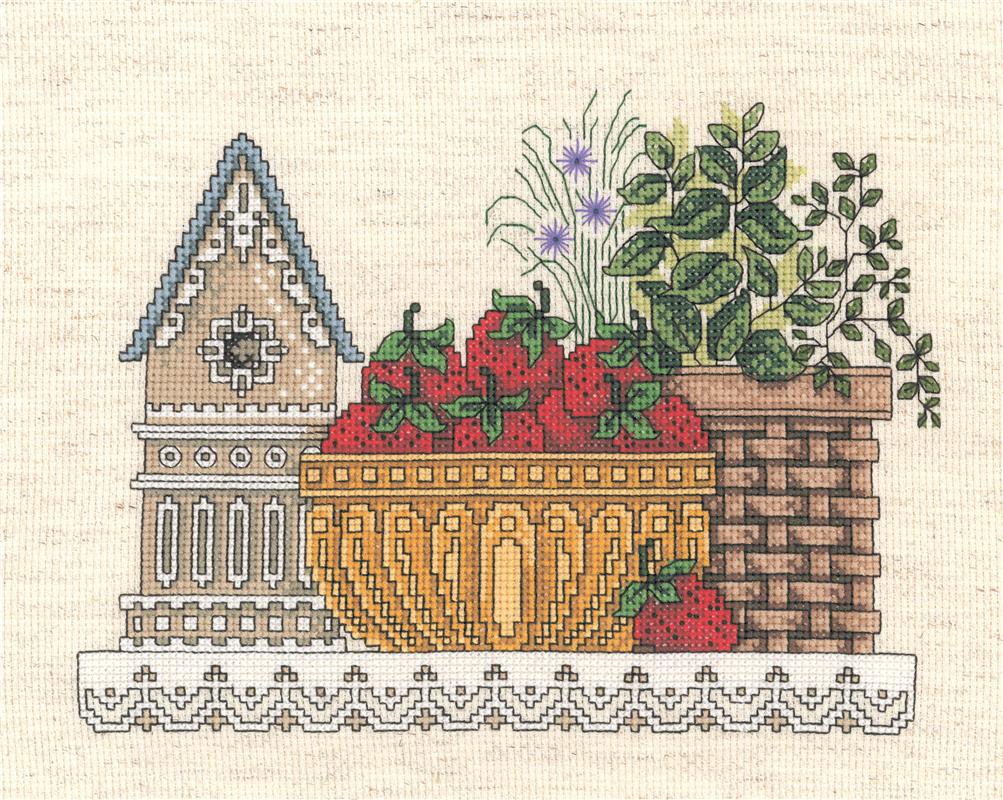 Strawberry Season  Cross Stitch Pattern