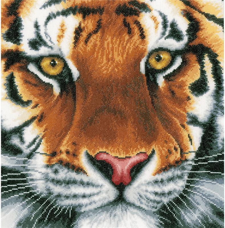 "Tiger" | Cross Stitch Kit at Everything Cross Stitch