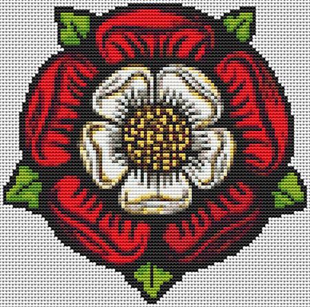  Textile Heritage Heraldic Rose Counted Cross Stitch