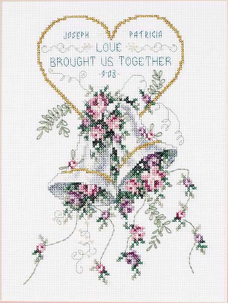 Wedding Bells (cross stitch kit)