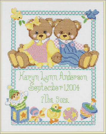 Baby Bears (cross stitch kit)