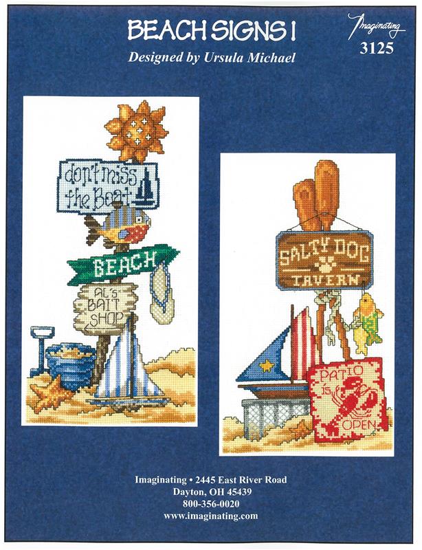 Beach Signs I Cross Stitch Pattern   65301 1 