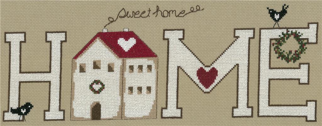 Home Sweet Home Cross Stitch Pattern