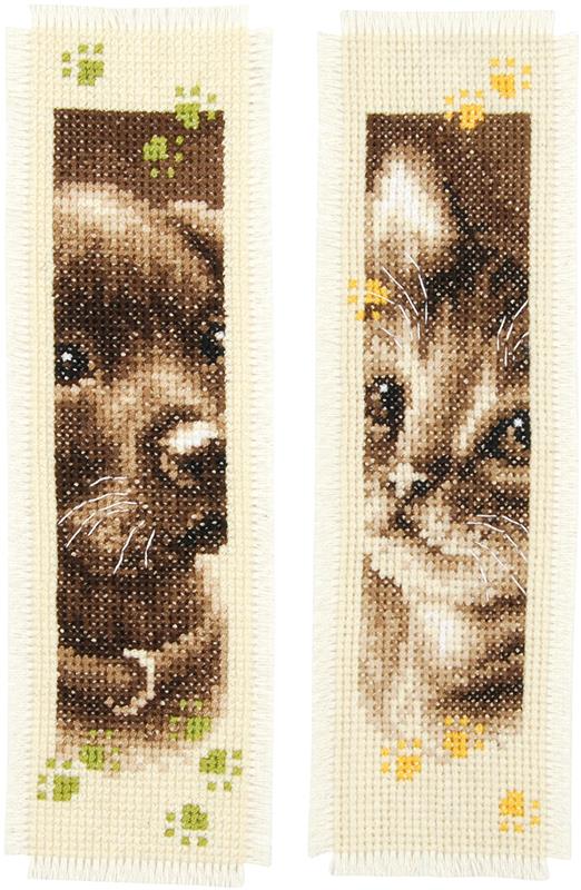 Vervaco Counted Cross Stitch Bookmark Kit 2.4X8 2/Pkg