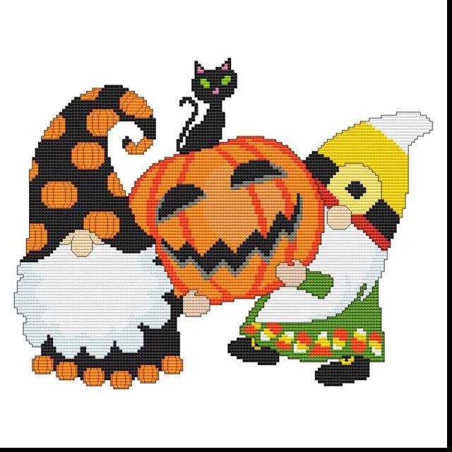 Beads with Bead Pen Kit - Spooky Pumpkin Patch Ghost Gnome with