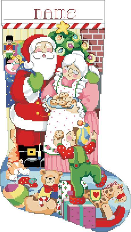 Merry Christmas Couple Stocking