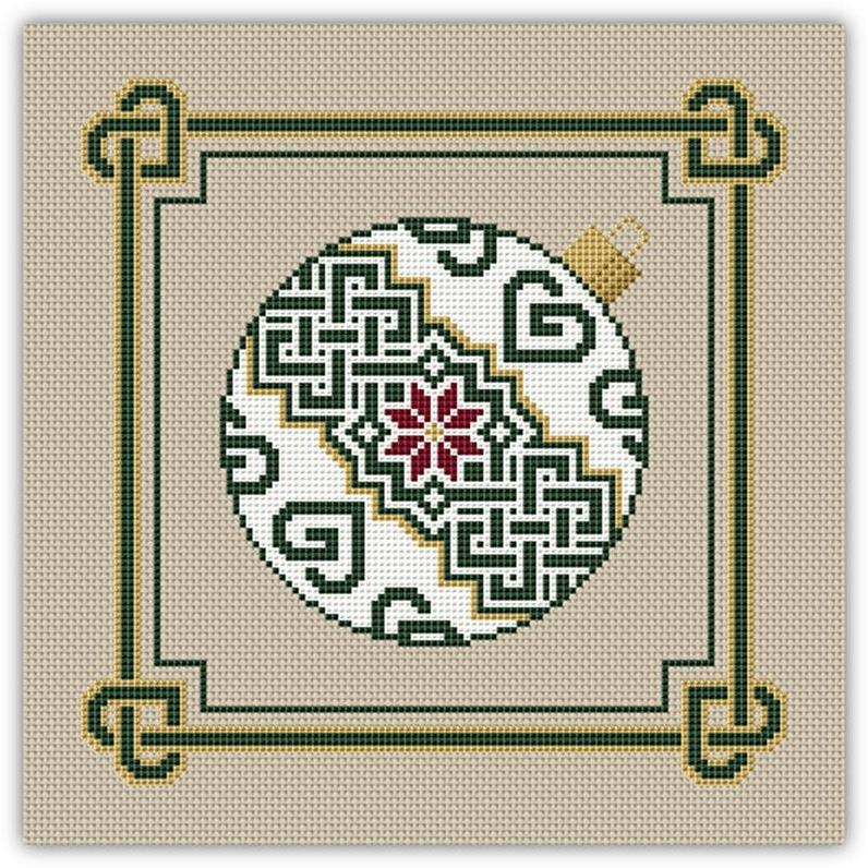 "Celtic Christmas Ornament" | Cross Stitch Pattern