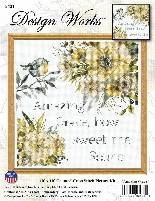 Amazing Grace Cross Stitch Kit