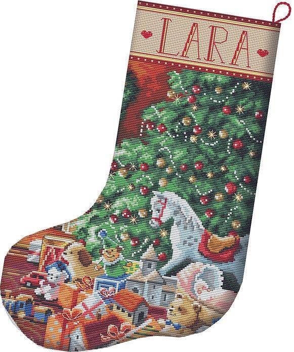 "Cozy Christmas Stocking"  Cross Stitch Kit