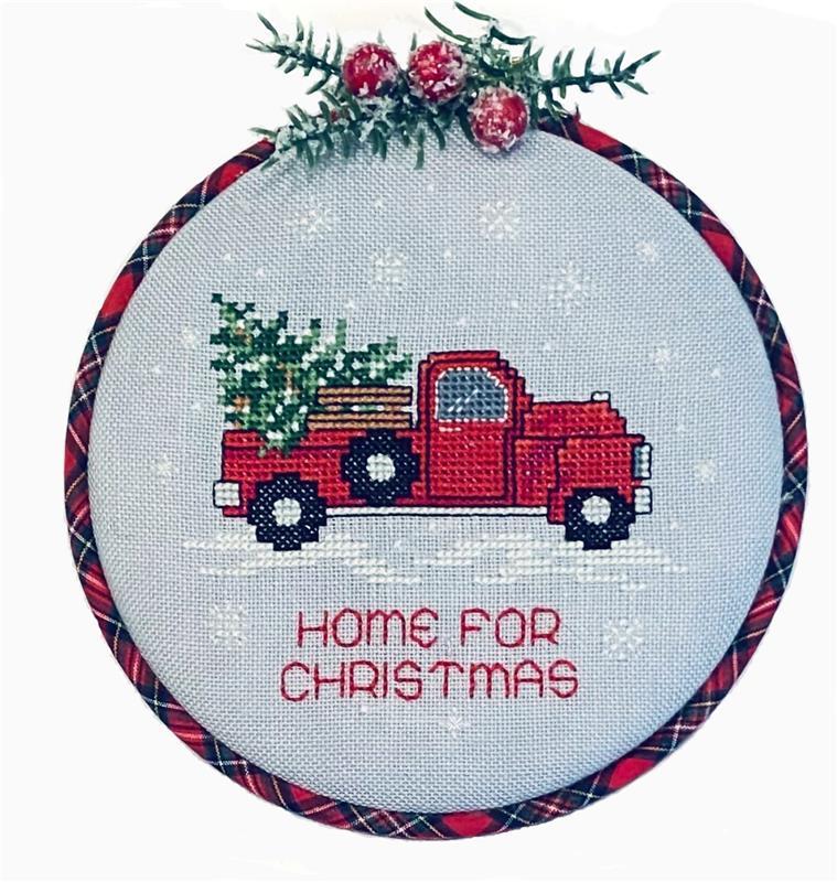 Home for Christmas Cross Stitch Kit - Stitched Modern