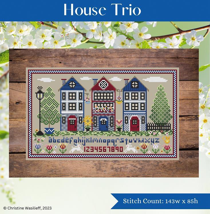 House Cutout Trio Patterns