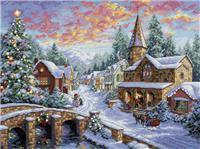 Holiday Village (cross stitch kit)