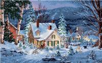 Winter's Hush (cross stitch kit)