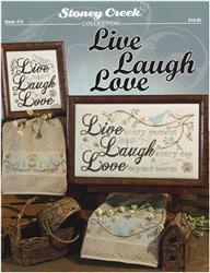 "Live Laugh Love" | Cross Stitch Pattern