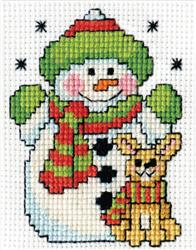 "Snowman" | Cross Stitch Kit