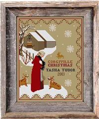 Tasha Tudor and Family - Merry Christmas Cross Stitch Kit