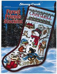 Woodland Critters & Snowman Stocking by Stoney Creek Counted Cross Stitch  Pattern