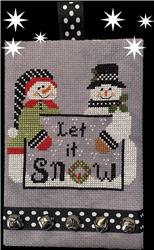 IggleStitch: December Cross Stitch Pattern – Snow! – Geek Girl Pen Pals