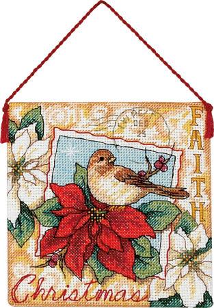 Faith Ornament (cross stitch kit)