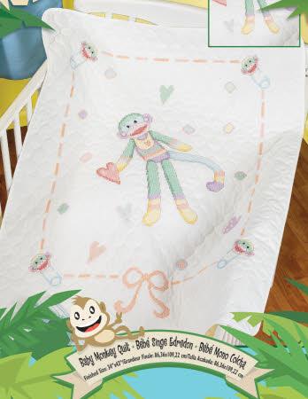 Baby best sale monkey quilt