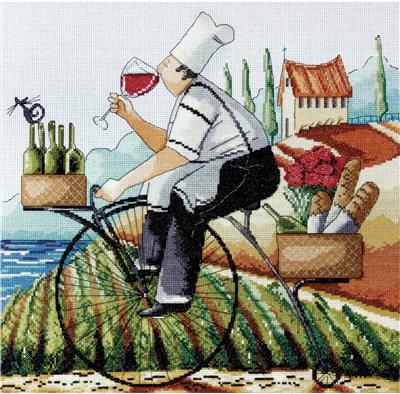 Wine  Cross Stitch Kit at Everything Cross Stitch