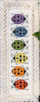 Rainbow Bookmark  Cross Stitch Pattern