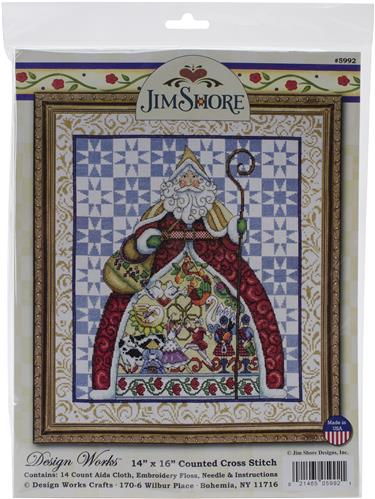 jim shore cross stitch kits