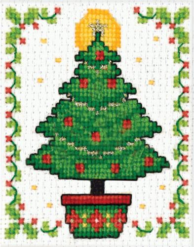 Mini Pine Trees Cross Stitch Pattern