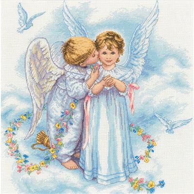 Angel Kisses (cross stitch kit)