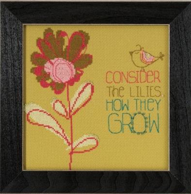 "Consider the Lilies" | Cross Stitch Kit