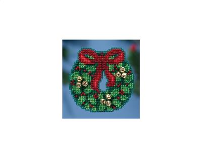 Mill Hill, Beaded Cross Stitch Kit: Jingle Bell Wreath, MH181632