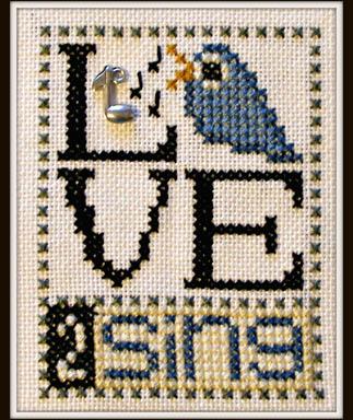 Love 2 Fish (w/charm) - Cross Stitch Pattern