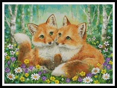 Fox  Cross Stitch Kit at Everything Cross Stitch