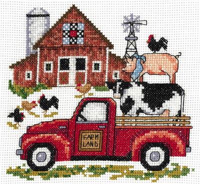 "Barnyard Farm" | Cross Stitch Kit