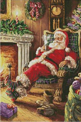 Marcello Corti Santa Claus Gold Collection Counted Cross Stitch