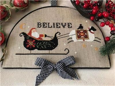 Believe In Santa Cross Stitch Pattern