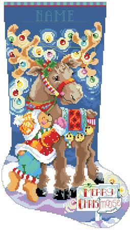 Jolly Santa Ornaments - Cross Stitch Pattern