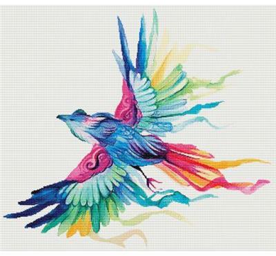 Free Rainbow pencils cross stitch 